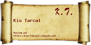 Kis Tarcal névjegykártya